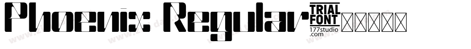 Phoenix Regular字体转换